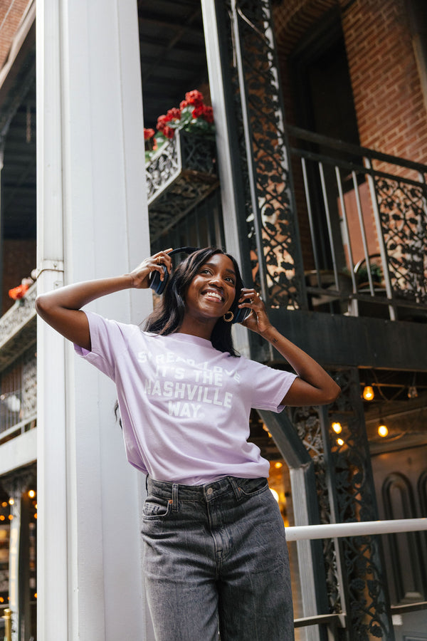 Spread Love Tee [Orchid Purple]