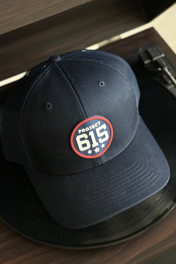 615 Logo Trucker [Navy]