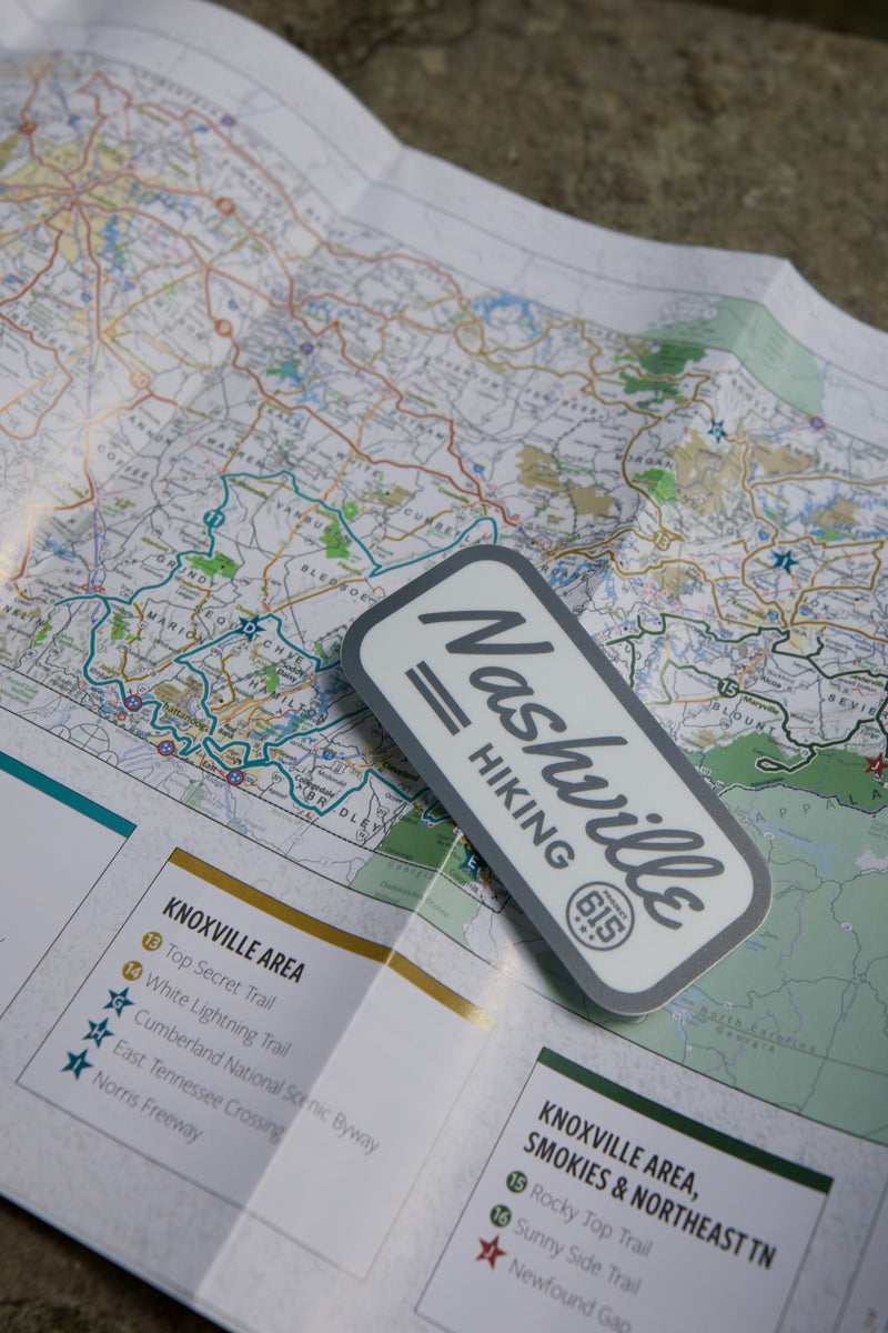 Nashville Hiking Sticker