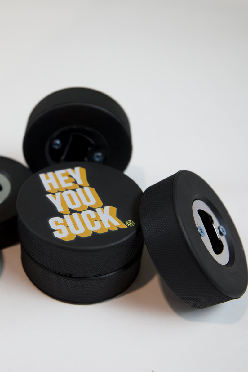 Hockey Puck Bottle Opener