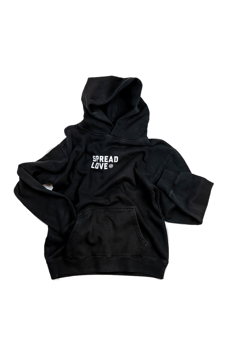 Spread Love Hoodie [Faded Black]