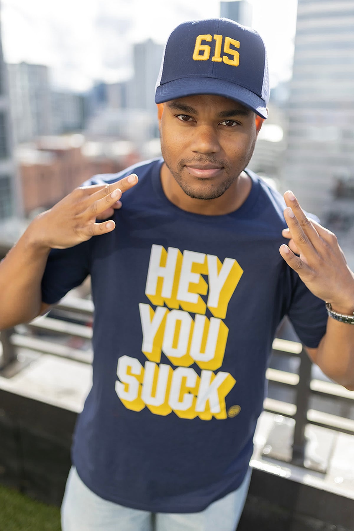 C*n様 NASHVILLE グレー 半袖Tシャツ Nashville Square© Tee - 615Collection.com – 615 Collection